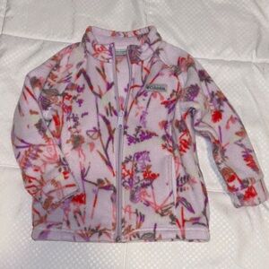 Columbia Multicolor Floral Fleece Jacket